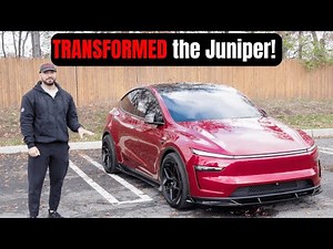 2026 Tesla Model Y Juniper Front Lip and Fog Light Covers Install INSANE