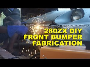 Datsun 280ZX Custom Front Bumper Fabrication Part 1