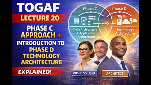 TOGAF Batch Lecture 20 Phase C Approach + Introduction to Phase D… | Raman Sharma