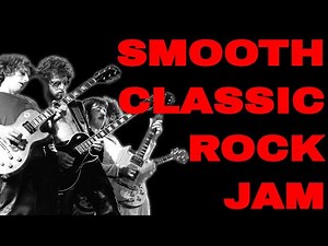 Smooth Classic Rock Jam in Am | Guitar Backing Track (A Minor - 75 bpm)