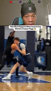 Kyrie one of the best vets in the league 😭💯#reels #reaction #kyrieirving #cooperflagg #nba | Queztheplugtv