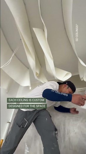 Wave Fabric Ceiling – custom architectural solution