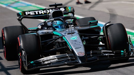 Canadian GP qualifying: George Russell takes pole ahead of Max Verstappen