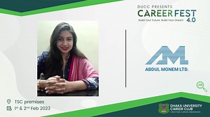1.9K views · 71 reactions | Abdul Monem Ltd. sends compliments to Dhaka University Career Club for carrying out "Career Fest 4.0". Job candidates are urged to submit their CVs in accordance with the specification of the vacant positions if they are eager to work with Abdul Monem Ltd. Date: 1st and 2nd February 2023 Venue: TSC premises, University of Dhaka Event Link: https://cutt.ly/b2EIRXi | Dhaka University Career Club(DUCC) | Facebook