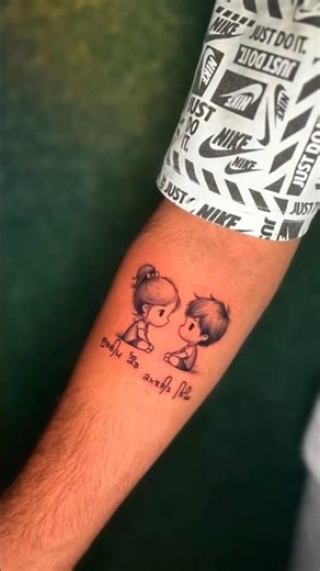 Brother & Sister Love Tattoo ❤️ | Forever Bond in Ink ✨