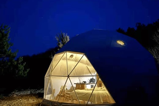 Sleep Under the Stars in This Geo Dome in Michigan