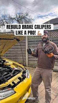 How to paint brake calipers properly! #brakes #restoration #mechanic #diy #painting
