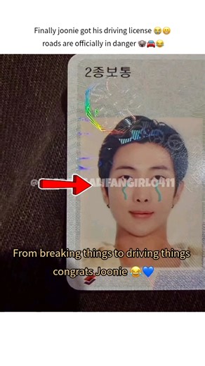 Finally joonie got his driving license 😭😁 @BTS #@BTSBENGALIFANGIRL0411 #shorts #bts #shortsfeed