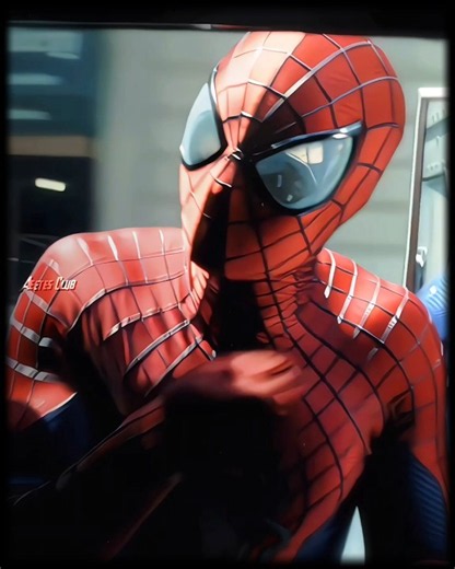 The Mask Gonna Make You Strong 🙂 [4K] The Amazing Spider Man || Sem Controle #shorts #spiderman