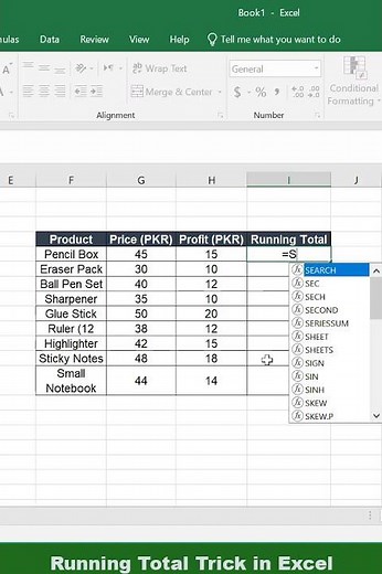 Excel Running Total Formula | Quick Trick You Should Know!