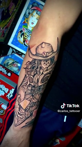 Twisted Fate Tattoo Art from League of Legends