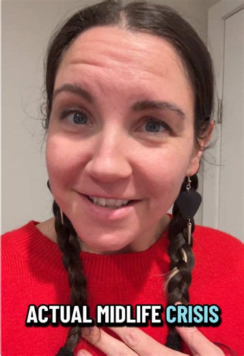 Do I need to have a midlife crisis right now?! 😩🤪 I know my skin is dry but WHAT?! 46?! Yall please make a girl feel good about herself 🤣 #midlifecrisis #40s #skincare #februarybaby #matureskin