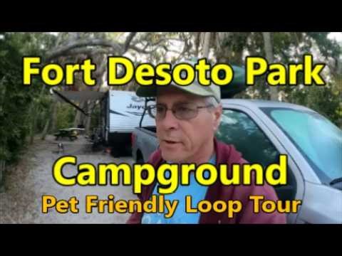 A Look at Fort Desoto Campground Pet Friendly Loop (Sites 86 -164)