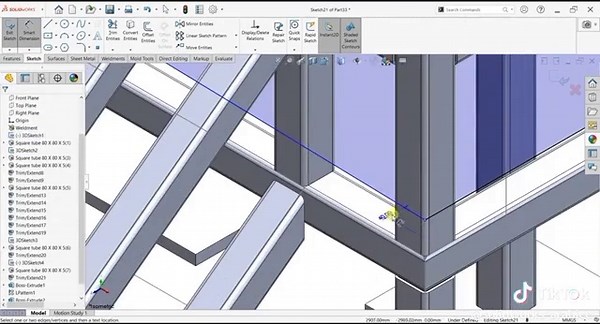Steel Structure وجماله 🔥 زي ماقولتلك قبل كده مش بس في ميكانيكا وكهرباء لا وكمان في مدني الـSolidWorks شامل متكامل✅😎 يلا مستني ايه المفروض تكون متعلم تشتغل عليه ابعتلي Solid800 وهبعتلك كل تفاصيل الكورس 🔥✅ #solidworks #creatorsearchinsights #هندسة #كورسات_اونلاين #ميكانيكا