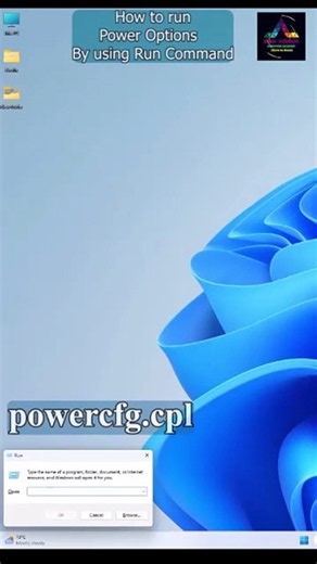 Fastest Method to Open Power Options in Windows  #tech #computer #tricks