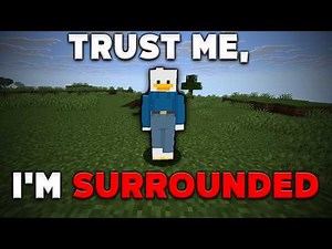 Beating Minecraft with INVISIBLE Mobs