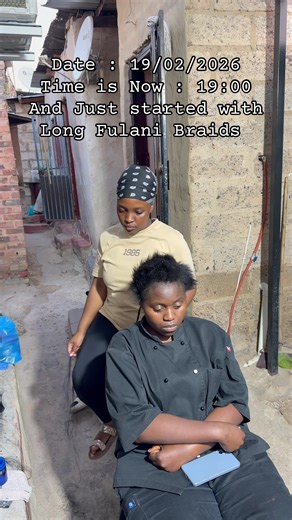 Stunning Long Fulani Braids Tutorial