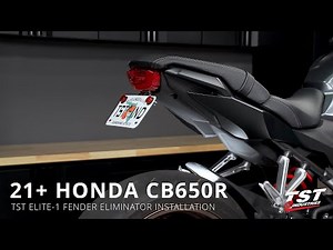 How to install an Elite-1 Fender Eliminator on 2021+ Honda CB650R by TST Industries