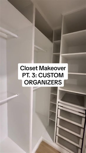 Closet Makeover Part 3: BUILDING CUSTOM ORGANIZERS! 🛠️👗 #homerenovation #renovation #diy #diyrenovation #diyproject #homediy #closetmakeover #homeproject #homeimprovement #interiordesign #interiordesigner