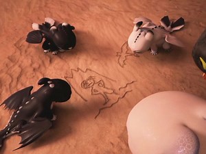 Toothless remembers the good times with Hiccup ✨🖤 \\\\@..vhellx @august._.httyd @light._.night._.love #Ohnezahn #Httyd♡ #fy❄️💙