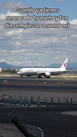 Boeing 787-9 Dreamliner Air China aterrizaje en Madrid-Barajas