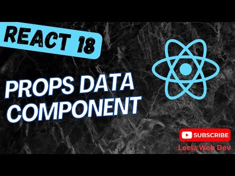 10. Sending the Props data from parent component to child component in React App - React18