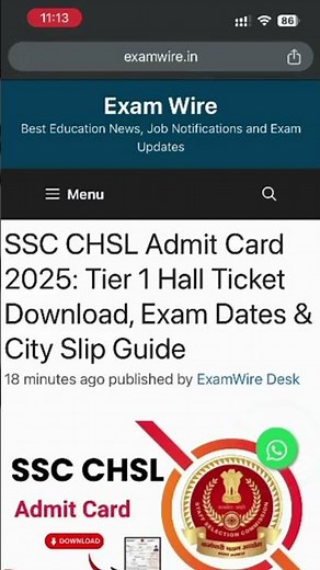 How to Download SSC CHSL 2025 Admit Card #sscchsl #sscadmitcard #how