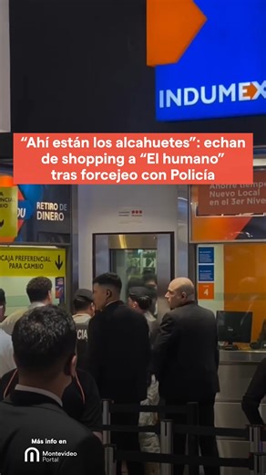 El hombre fue echado por seguridad tras querer hacer un depósito sin cédula. Poco después, otro influencer acudió y le “salvó la plata”. 👉 m.uy/uc948167 | Montevideo Portal