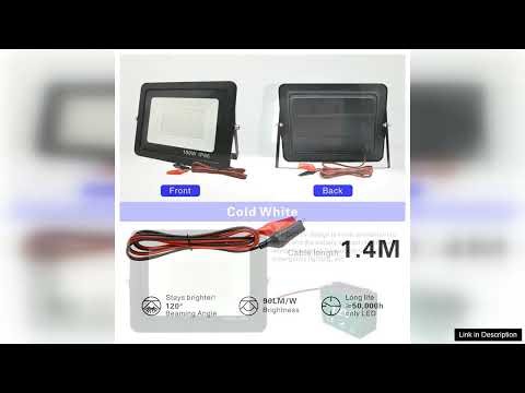 DC12V Led Flood Light 20W 30W 50W 100W Outdoor Floodlight Spotlight IP66