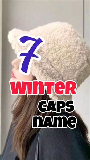 trendy winter caps with their name #shortsfeed #fashion #ytshorts #viral #fashiontrends #