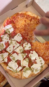 Why have one pie when you can have the best of both worlds? #ItalianPride #ItaliansBeLike #America #Food #Foods #Foodie #Foodies #Foodiegram #Foodpic #Foodpics #Lifestyle #Instaltalia #ILoveFood #Italiani #Italy #ltalianFood #ItalianFoodPorn #FoodPorn #Foodgasm #FoodLover #Delicious #Eat #Eats #VideoOfTheDay #Viral | Luigi's Pizza Park Slope