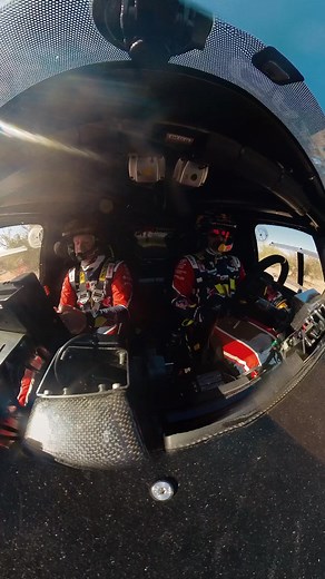 A 360 degree view of Nasser Al Attiyah and Mathieu Baumel in the cockpit of the GR DKR Hilux T1 in the prologue of the Sonora Rally. #TGR #TGRW2RC #NotJustForSport #ThatGRFeeling #Eurol #Hilux #TeamHilux #SonoraRally | TOYOTA GAZOO Racing World Rally Raid and Dakar Team