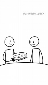 1.9M views · 18K reactions | The best reason. #funny #cake #animation | Chris Hallbeck | Facebook