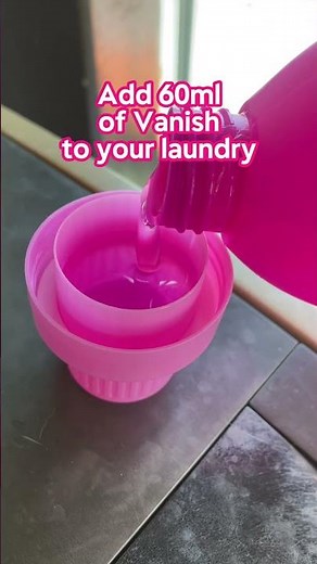 How to Use Vanish Liquid: Machine Wash