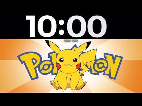 10 Minute Pikachu themed Countdown Timer