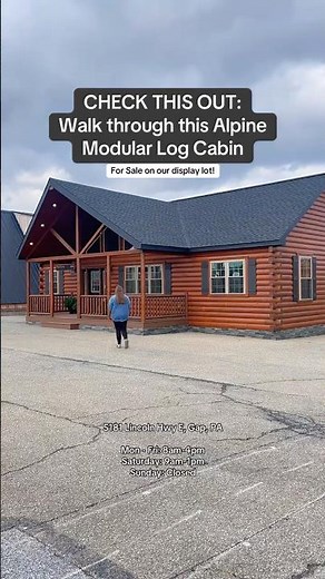 TOUR | Alpine Log Cabin Modular Home