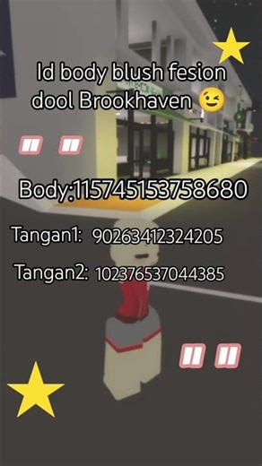 id Brookhaven body blush fesion dool ini 100% GK fake loh😉
