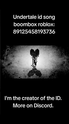 Undertale id song boombox roblox #boombox #roblox #роблокс #song #music #undertale #maretu