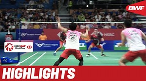 Highlights | 🇮🇩 Alfian and Ardianto celebrate a second title in 2019 defeating Kamura and Sonoda in two straight games 🏸 #HSBCBWFbadminton #HSBCRaceToGuangzhou | BWF — Badminton World Federation