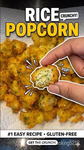 How to Make Crispy Rice Popcorn at Home | Healthy Snack
