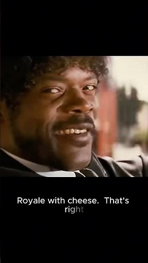 Pulp Fiction | Royale with Cheese | Burgers before Bullets #pulpfiction #samueljackson #tarantino