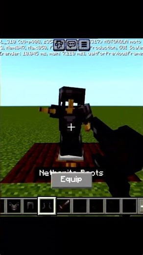 Armor switcher in minecraft 🪖