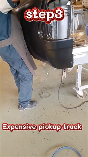 What are the main parts involved in replacing a truck bed panel?#car #revo #shorts