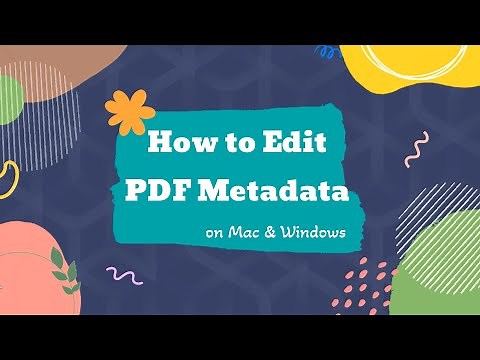 How to Edit PDF Metadata on Mac and Windows?