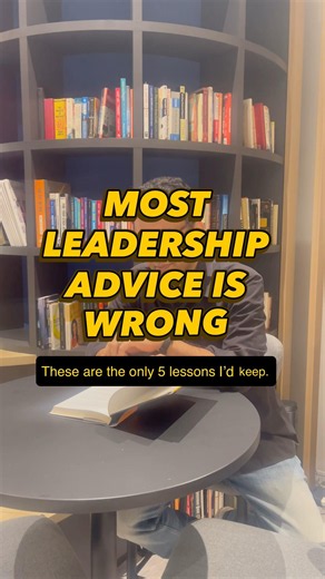 Most Leadership Advice Is Wrong | 5 Lessons I’d Keep | Coach AK