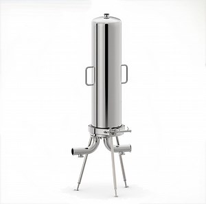 [Hot Item] Stainless Steel 304 Single Cartridge Liquid Filter Housing for Steam Filtration in Food and Beverage Industry