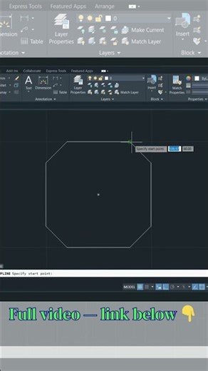 Chamfer in AutoCAD | Reset Back to Rectangle