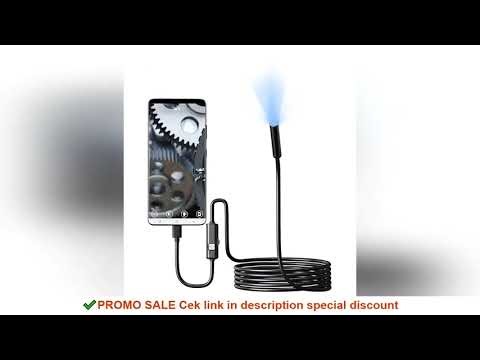 1-2m 7.0mm Mini Endoscope Camera IP67 Waterproof 6 LED Adjustable USB Android Flexible Inspection Bo