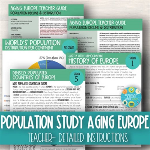 Europe Geography — Aging Europe & Its Population Decline