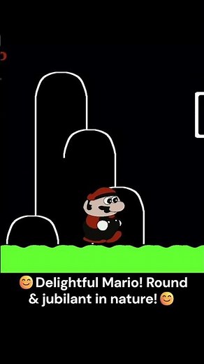 Jumbo Mario GETS A MUSHROOM🍄 #mario #gaming #supermariobros #shorts #supermario #funnyvideo #memes